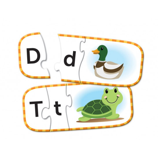 Upp & Lowercase Alphabet Puzzle Cards
