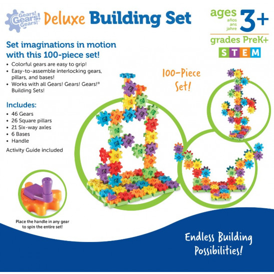 Gears! Gears! Gears!® Deluxe Building Set (Set of 100)