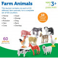 Farm Animal Counters (Set of 60)