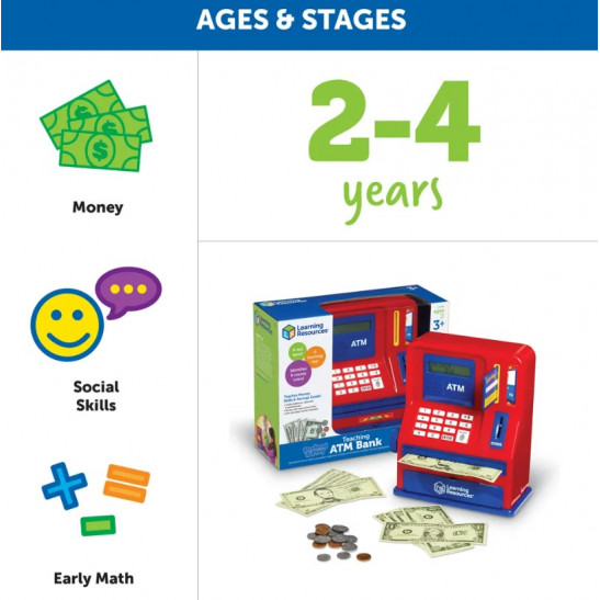 Pretend & Play Teaching ATM Bank