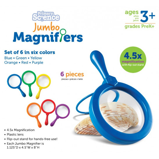 Buy Primary Science® Jumbo Magnifiers (Set of 6) | Child Ed