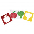 Colorations® Fruit & Vegetable Stencils Set of 12