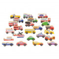 Wooden Transportation Set of 24