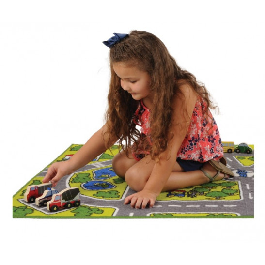 Wooden Transportation Set of 24
