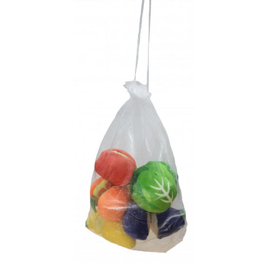 6piece Toddler Fruit & Vegetable Plushie