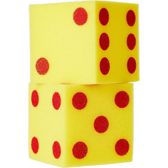 Giant Math Soft Cubes Set of 4