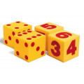 Giant Math Soft Cubes Set of 4