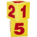 Giant Math Soft Cubes Set of 4