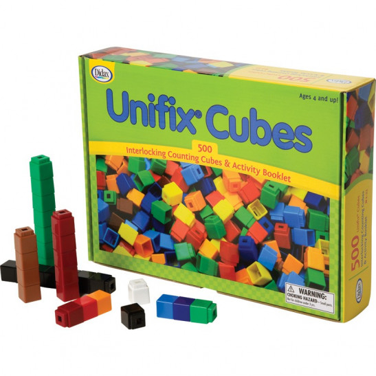 TR-Unifix Cubes Box 10Colors 500Pcs 2-21