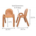 Baseline Chair 13" Natural - Set of 6