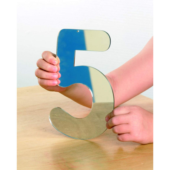 Mirror Numbers Pack of 10 Large 168mm