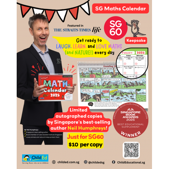 Singapore Maths Calendar 2025 (Age 7-8)