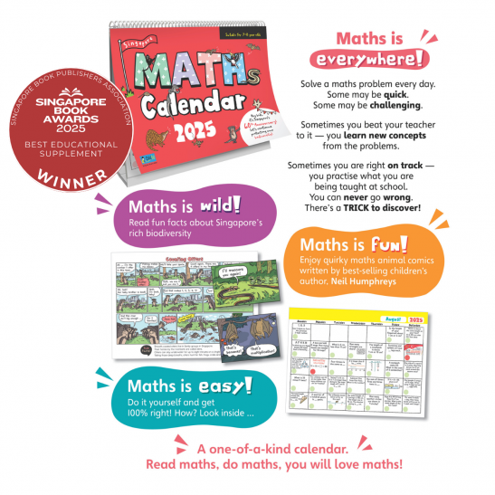 Singapore Maths Calendar 2025 (Age 7-8)