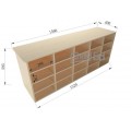 20-Hole Shoe Shelf (Horizontal)