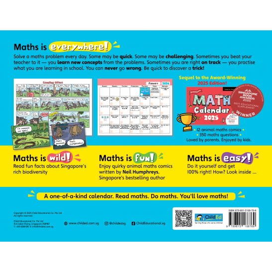Singapore Maths Calendar 2026 (Age 7-8)