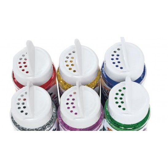 Colorations® Easy Shake Glitter 3.5oz - Set of 12