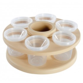Spinning Tabletop Art Storage