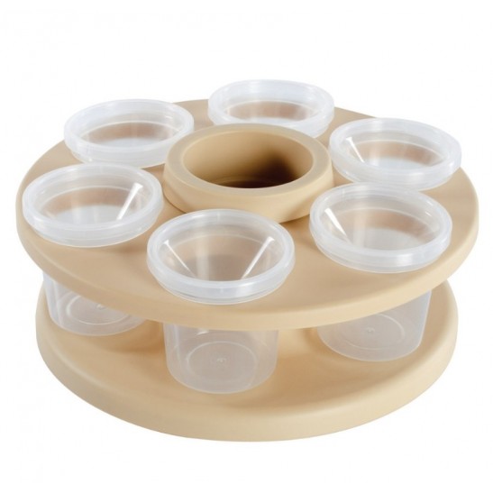 Spinning Tabletop Art Storage