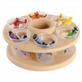 Spinning Tabletop Art Storage