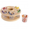 Spinning Tabletop Art Storage
