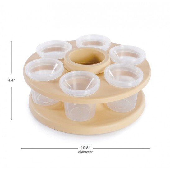 Spinning Tabletop Art Storage