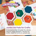 Colorations® Classic Colors Jumbo Washable Stamp Pads - Set of 6